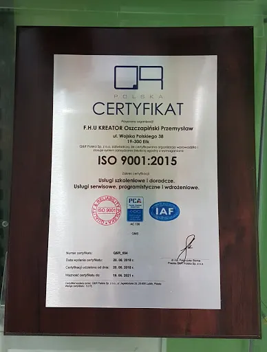 KREATOR - usługi rozwojowe dla biznesu